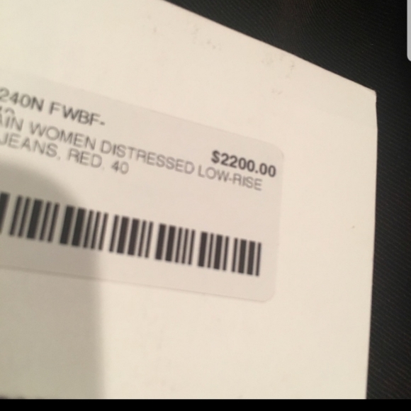 SOLD !!!! Balmain Rare Limited Edition Moto Jeans - Picture 9 of 9